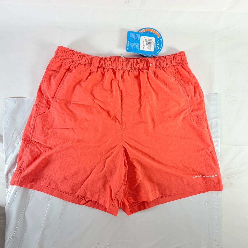 Columbia Men Backcast III Water Short S Orange Swim Trunks Board Shorts FM4009